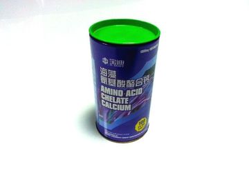Китай Контейнер олова цилиндроида/коробка металла упаковывая для упаковывать порошка кальция поставщик